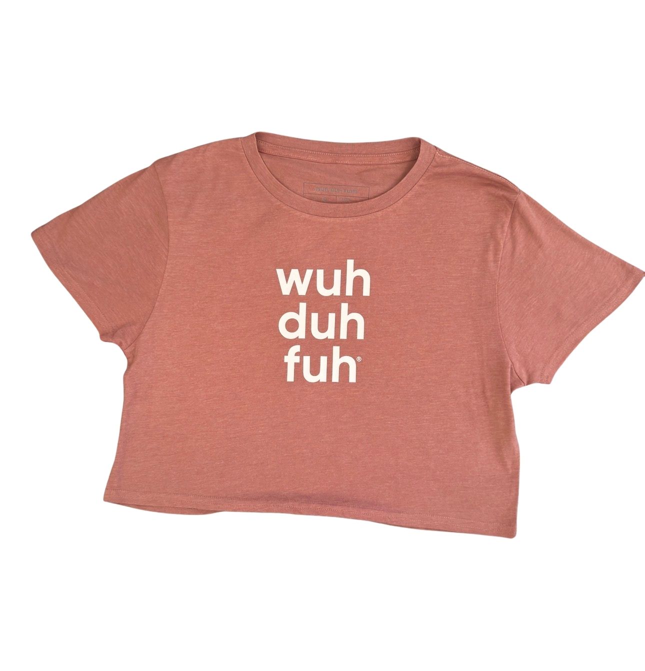 Mauve Heather Relaxed Crop Tee