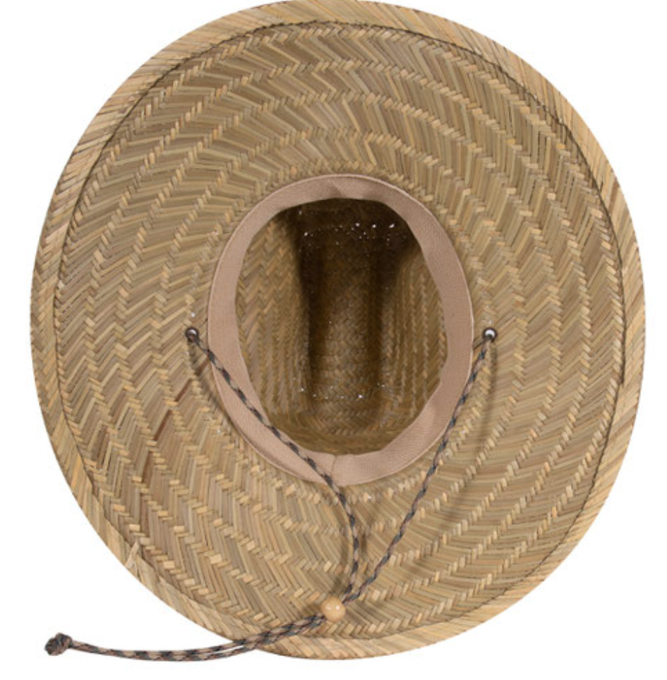 Lifeguard Hat - Natural Straw