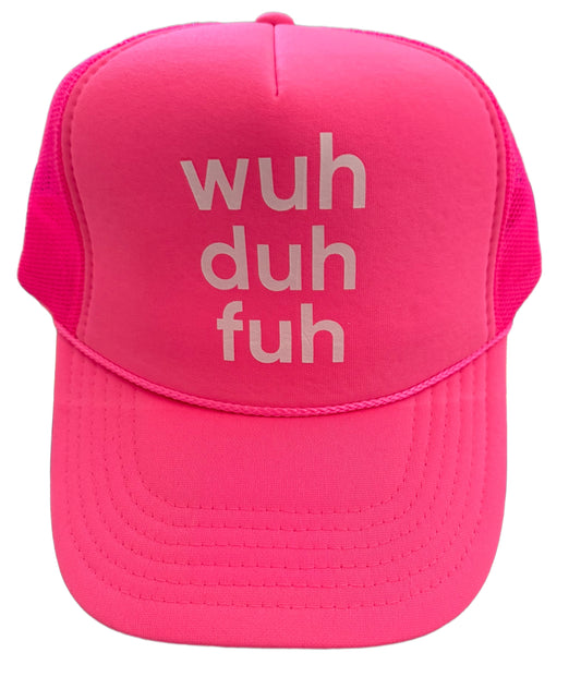 Trucker Hat Neon Pink